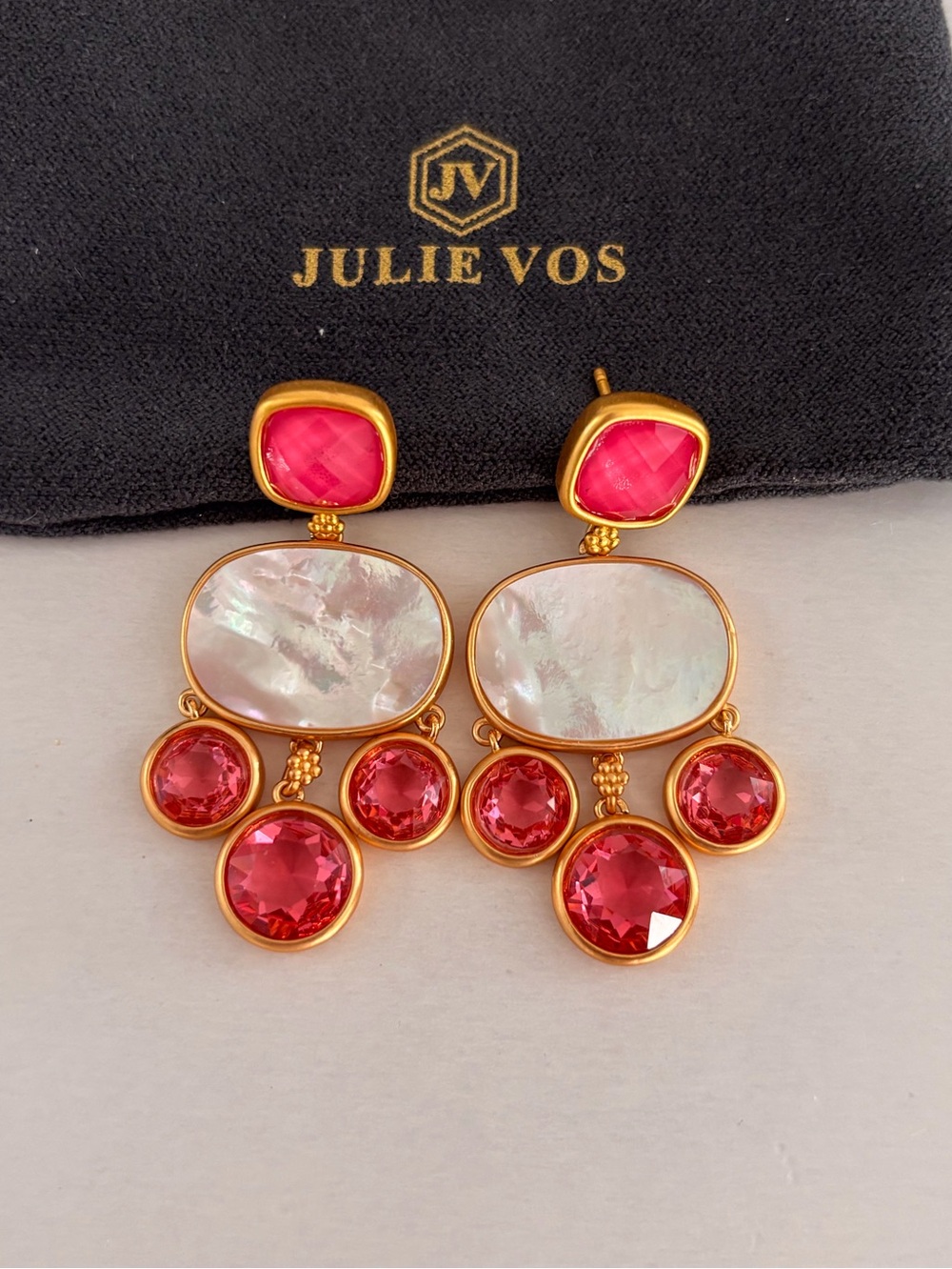 NWOT Julie Vos Kaleidoscopes Chandelier Earring